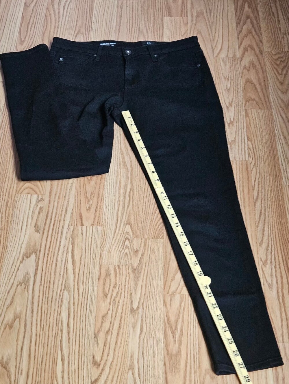 AG Adriano Goldschmied Legging Ankle Super Skinny Jeans Black Women’s Size 29R - Picture 6 of 13